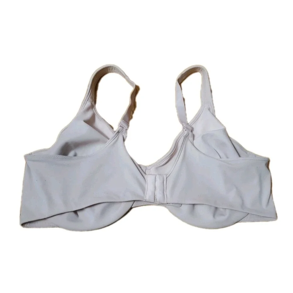 Olga Bra 42D Underwire Pink  Soft Unlined Cup Adjustable Strap 35912 - Picture 4 of 7